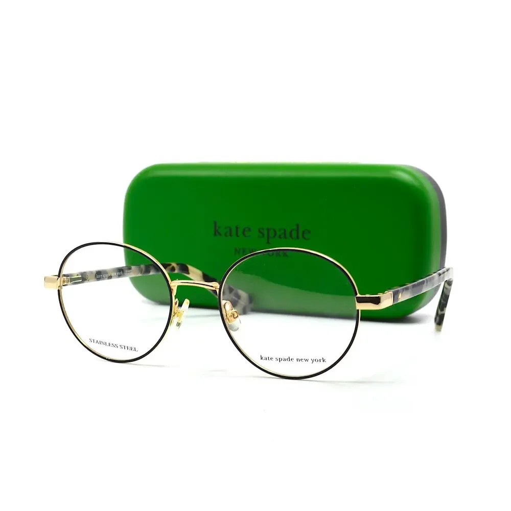 NEW KATE SPADE MARCIANN RHL GOLD/BROWN AUTHENTIC EYEGLASSES FRAME